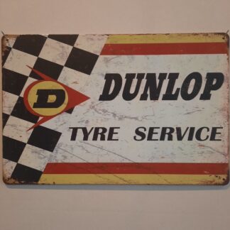 A61. Metal skilt Dunlop