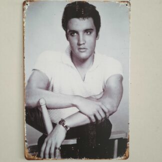 A86.Metal skilt Elvis